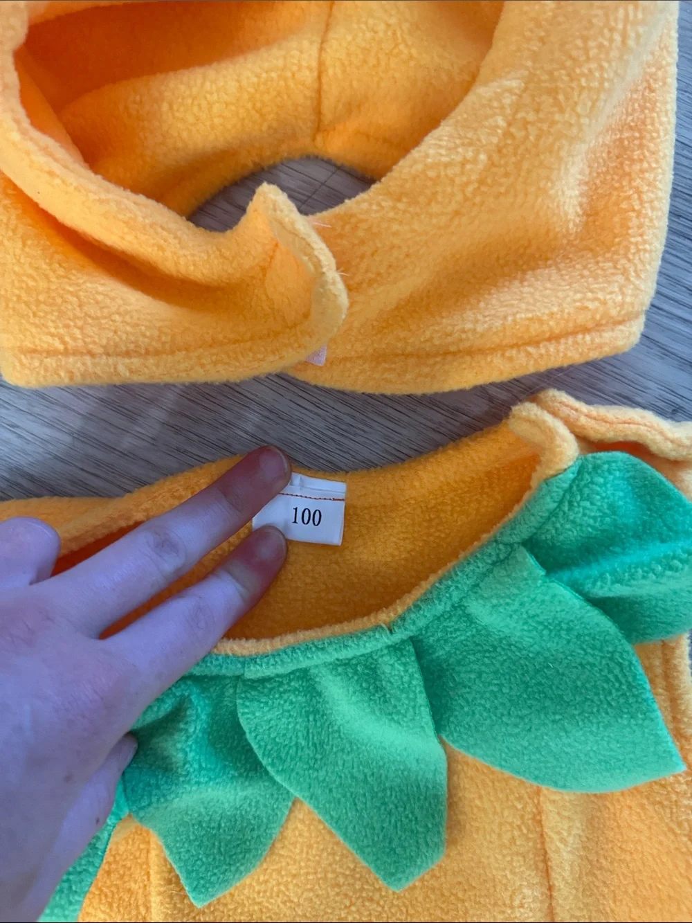 Kids Orange Pumpkin Costume with Hat